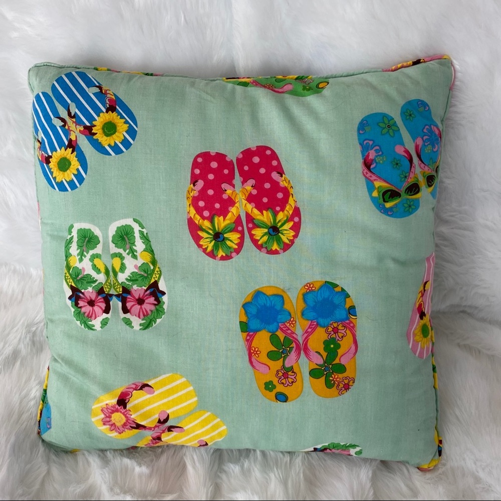 Flip Flop Decorative Pillow